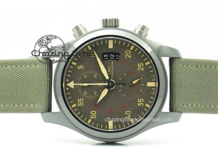 MIROTIME 0401 Pilot Top Gun Miramar IWC388002 ZF 1:1 Best Edition Ceramic Case On Nylon Strap A Practical 7345